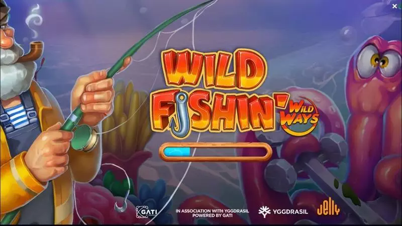 Introduction Screen - Wild Fishin Wild Ways Jelly Entertainment Slots Game