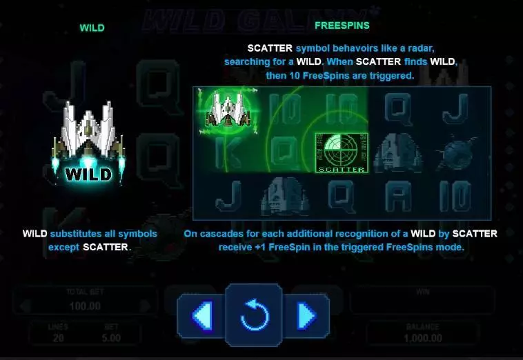 Bonus 1 - Wild Galaxy Booongo Slots Game