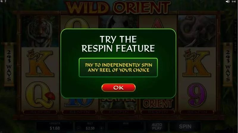Info and Rules - Wild Orient Microgaming Slots Game