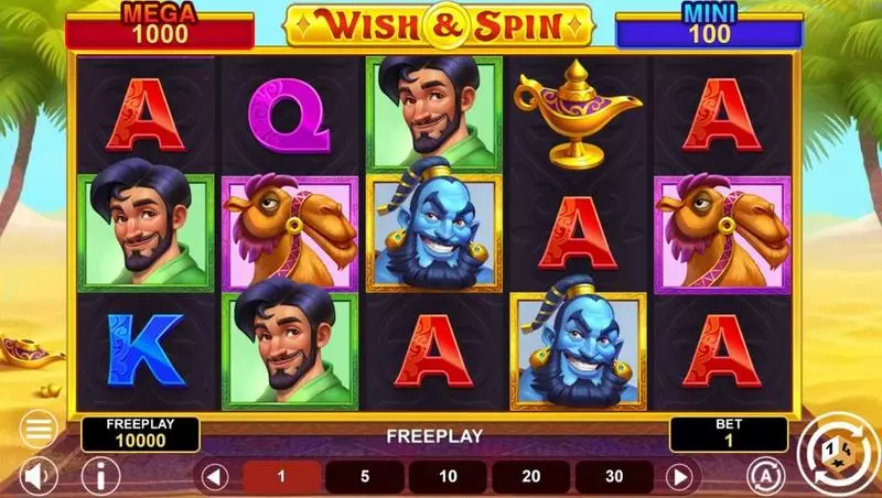 Main Screen Reels - Wish And Spin - Hold And Win 1Spin4Win Slots Game