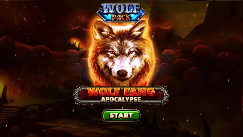 Introduction Screen - Wolf Fang – Apocalypse Spinomenal Slots Game