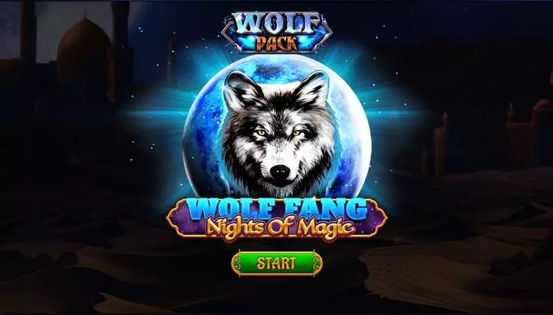 Introduction Screen - Wolf Fang – Nights Of Magic Spinomenal Slots Game