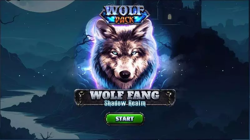 Introduction Screen - Wolf Fang – Shadow Realm Spinomenal Slots Game