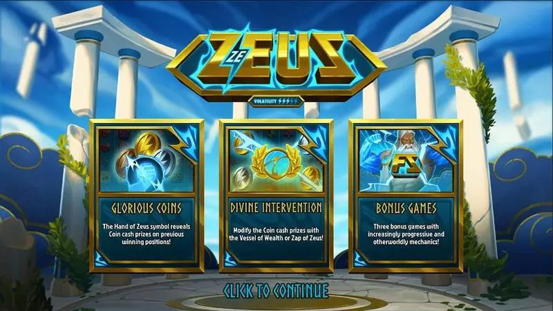 Info and Rules - ZE ZEUS Hacksaw Gaming Slots Game